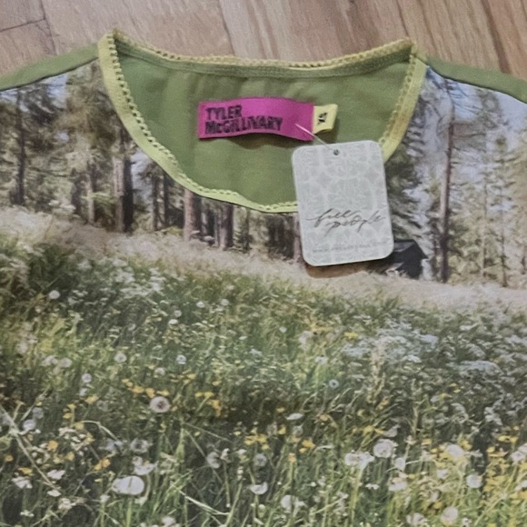 New! Free People Tyler McGillivary Fawn Long-Sleeve Top Fairycore Cabincore Y2K - Picture 7 of 7